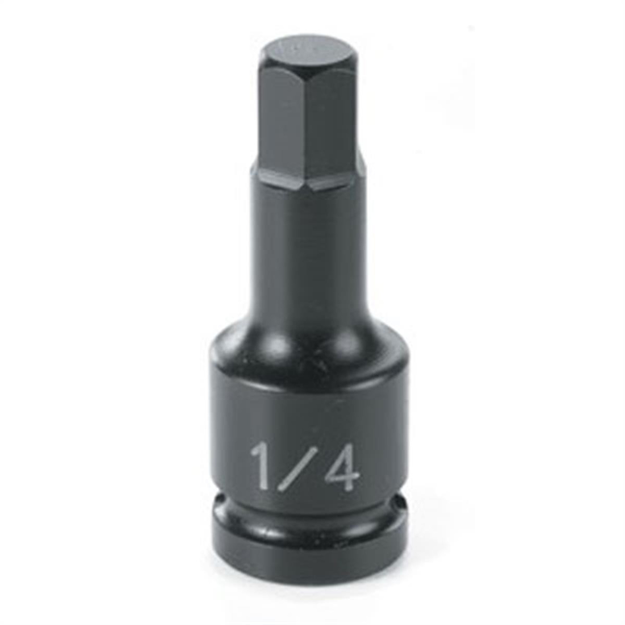 Grey Pneumatic Hex Socket — 1/4in. Drive, 7/32in., Model# GRE9907F